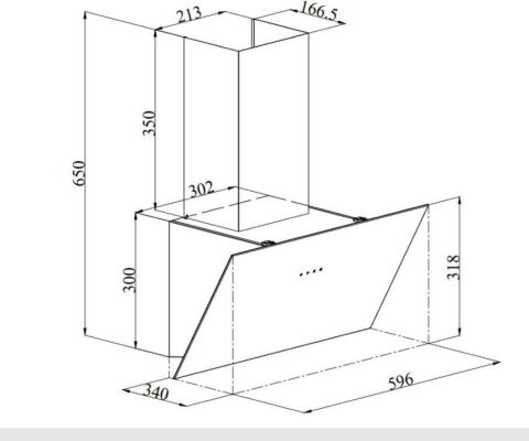 Silverline 3481 FLAM Beyaz 60 Cm Davlumbaz