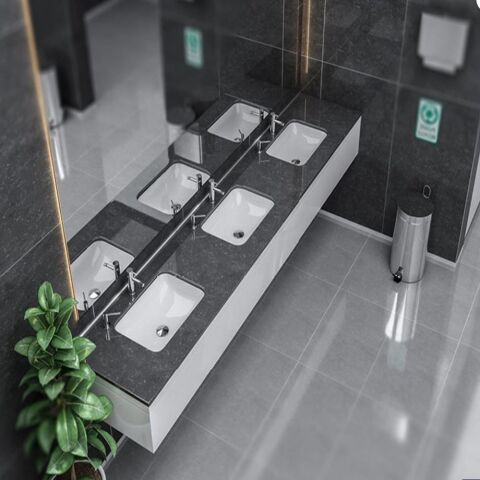 TURKUAZ CİTY 40X550 CM TEZGAH ALTI DİKDÖRTGEN LAVABO