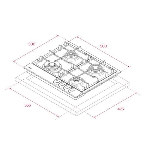 Teka GSC 64320 RBC AT Antrasit  Ocak