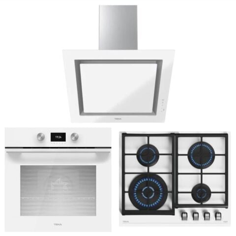 Teka Urban Serisi Beyaz Set (DLV 68660 WH TOS - GZC 64320 XBC WH - HLB 8600 WH)