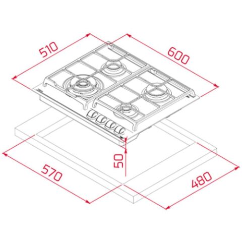 Teka Urban Serisi Beyaz Set (DLV 68660 WH TOS - GZC 64320 XBC WH - HLB 8600 WH)