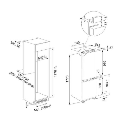 FRANKE FCB 320 TNF NE F ANKASTRE BUZDOLABI