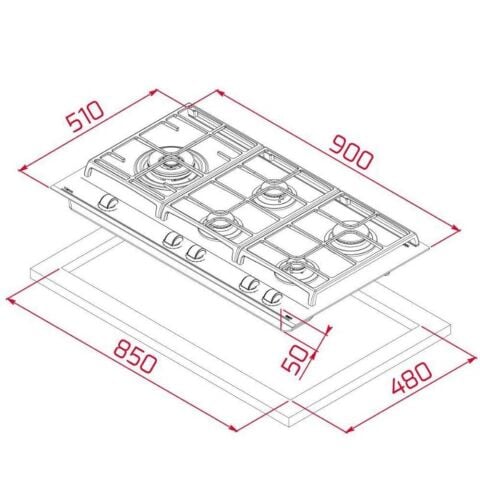 Teka Siyah Ankastre Set (HLB 840 SS  -GZC 95320- DVT 98660 TBS BK)