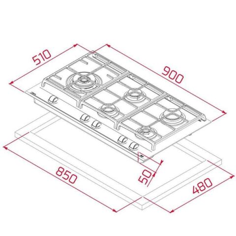 Teka Siyah Ankastre Set (HLB 840 SS  -GZC 95320- DVT 98660 TBS BK)