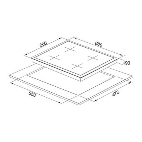Silverline RS5336C01 70 cm Rustik Bej Ocak