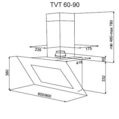 Teka Siyah Ankastre Set  ( HAK 627 BK - TBC 64010 - TVT 60.1 BK )