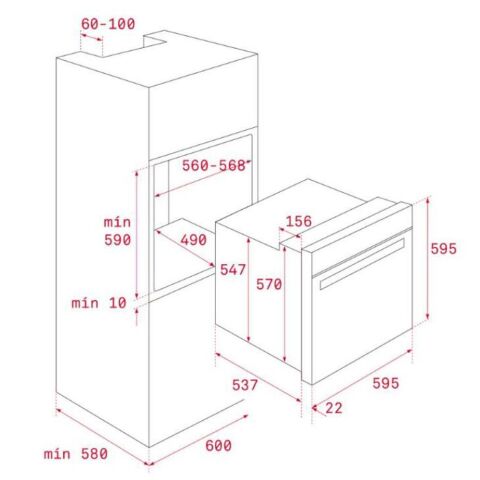 Teka Siyah Ankastre Set (HLB 840 SS BK -GBC 64002- ATV 60)