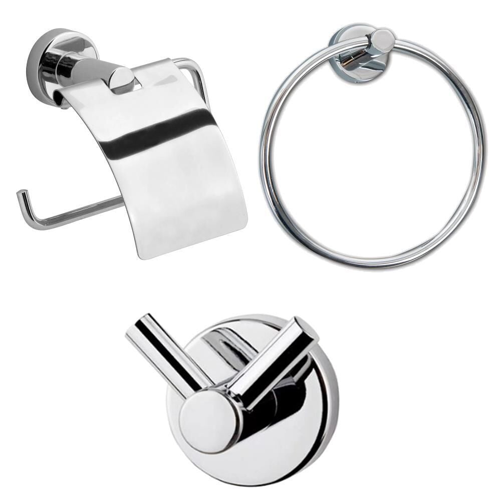 KARE POLO KROM AKSESUAR SETİ (KAĞITLIK+ASKILIK+HALKA HAVLULUK)