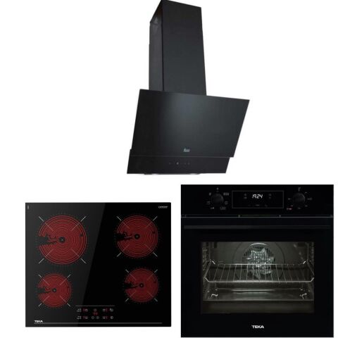Teka Siyah Ankastre Set  ( HAK 625 BÖREK ŞEFİM BK - TBC 64010 - ATV 60 BK )