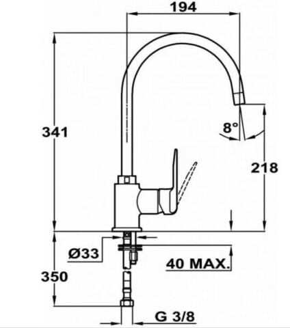 TEKA IN 995 Krom Evye Bataryası