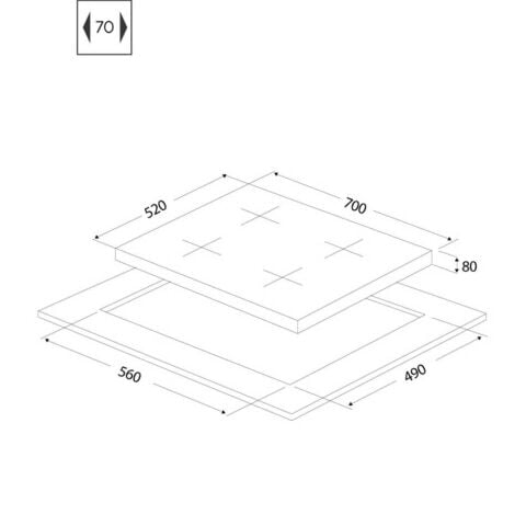 Ukinox Krem Rustik Set (Rose 60 Plus-Diablo 70-Yoga Modern Rustik)