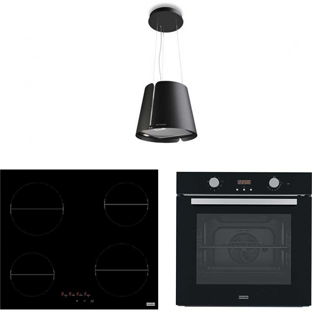 Franke Siyah Ankastre Set (BEAT BK MATT F45 - FHR 604 BK - FSL 86 H BK)