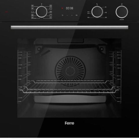 Ferre XE64CS SteamArt FryArt Siyah Buharlı Ankastre Fırın