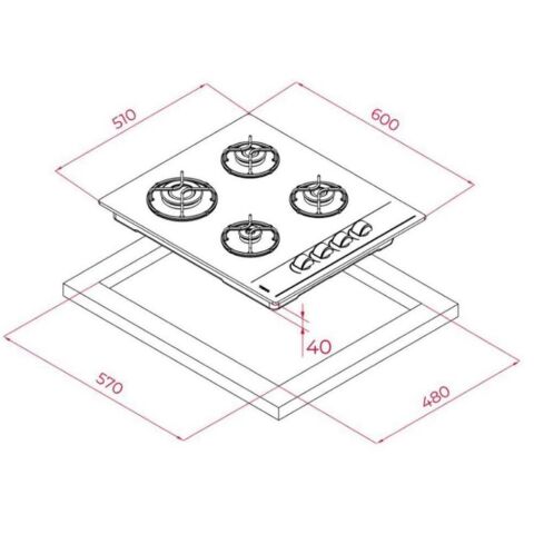 Teka Chef 6 Beyaz Ankastre Set ( HAK 625 BÖREK ŞEFİM WH- GBE 64002 WH - ATV 60 WH )