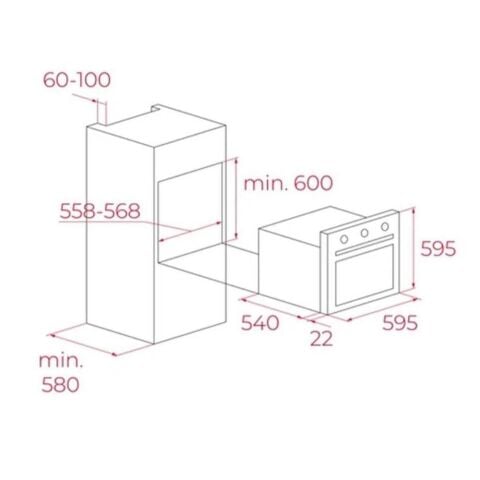 Teka Beyaz Ankastre Set  ( HAK 625 BÖREK ŞEFİM WH - GBC 64002 WH- TVT 60.1 WH )