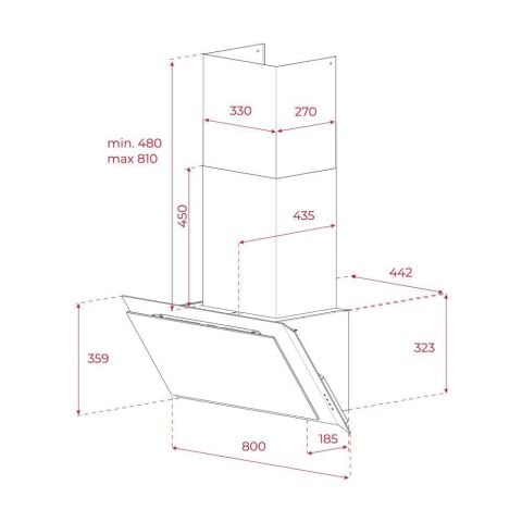 Teka DVI 88-G1 EOS BM İNFİNİTY Davlumbaz