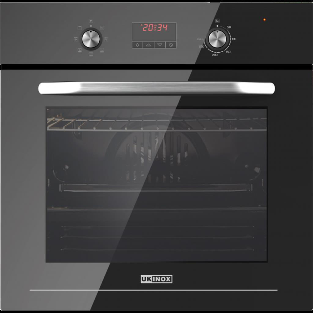 Ukinox Nova Turbo Siyah Ankastre Fırın