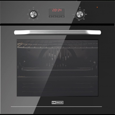 Ukinox Nova Turbo Siyah Ankastre Fırın