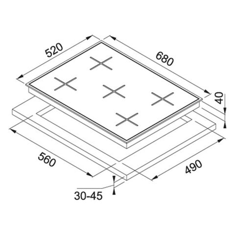 Franke Siyah-İnox Ankastre Set (FPJ 615 V BK A - FHNG 705 BK - FSL 86 H XS)
