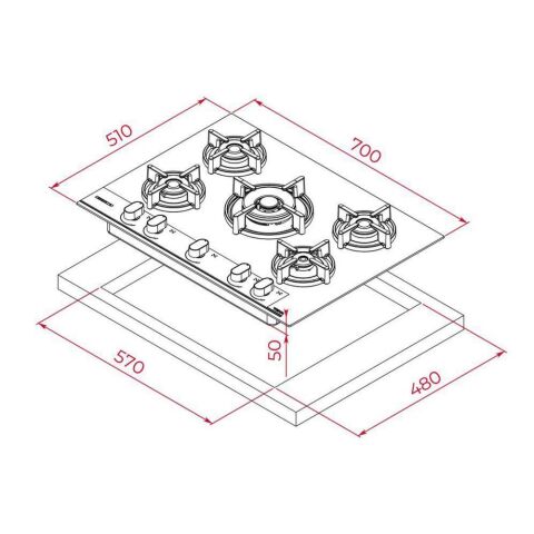TEKA INFINITY G1 EDITION ANKASTRE SET( DVI 88-DAVLUMBAZ- GBC 75 OCAK -HLB 85- MaestroPizza FIRIN)