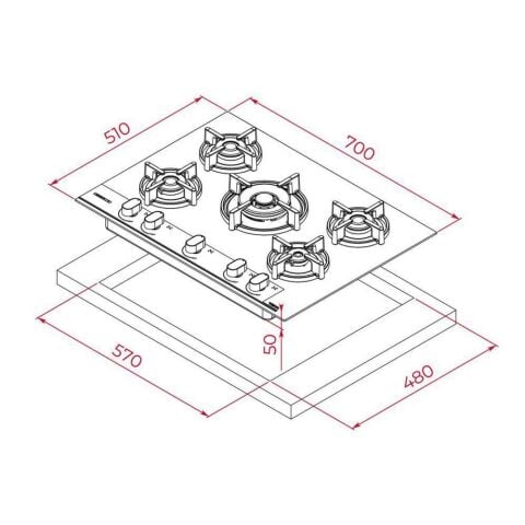 TEKA INFINITY G1 EDITION ANKASTRE SET( DVI 88-DAVLUMBAZ- GBC 75 OCAK -HLB 85- MaestroPizza FIRIN)