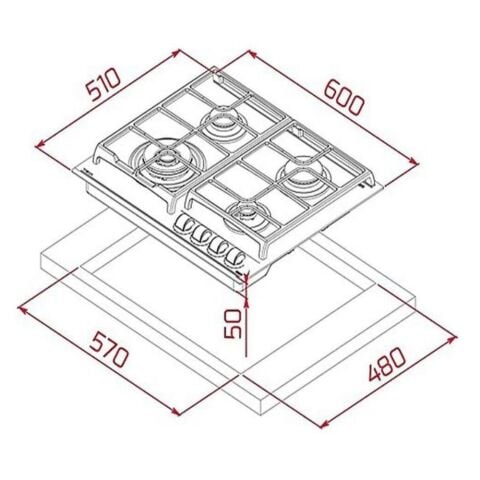Teka Siyah Ankastre Set  ( HLB 8550 BK - GZC 64320 BK- DLV 68660 BK)