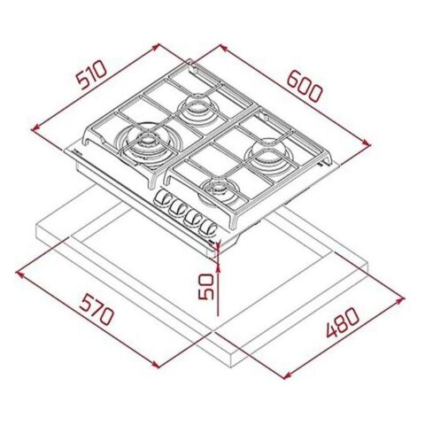 Teka Siyah Ankastre Set  ( HLB 8510 BK - GZC 64320 BK- DLV 68660 BK)