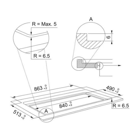 Franke FMY 906 I FP BK Siyah Vitroseramik İndüksiyonlu Ocak