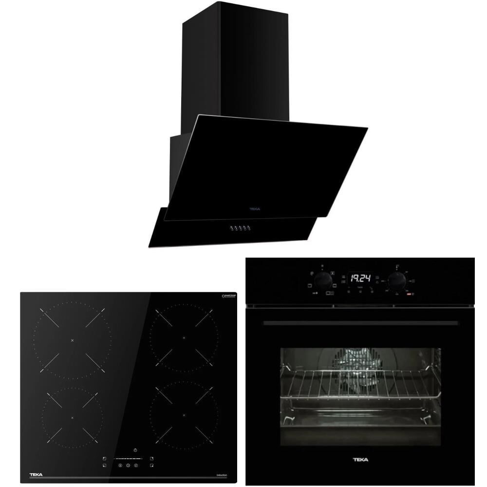 Teka İndüksiyonlu Ankastre Set  ( HEB 723 BK - IBC 64110 BK- ATV 60.3 BK)