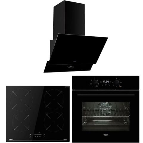 Teka İndüksiyonlu Ankastre Set  ( HEB 723 BK - IBC 64110 BK- ATV 60.3 BK)