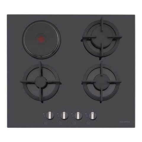 Dominox DHG 604 3g 1e Bk F C Siyah Ankastre Ocak