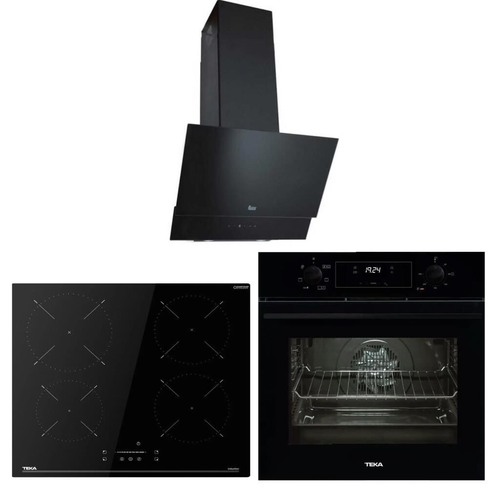 Teka  Siyah Ankastre Set ( HAK 625 BK BÖREK ŞEFİM - IBC 64110 BK -  ATV 60 BK )