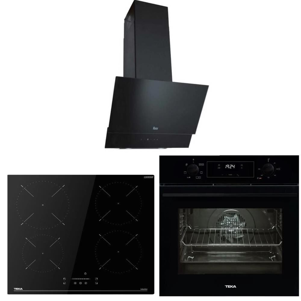 Teka  Siyah Ankastre Set ( HAK 625 BK BÖREK ŞEFİM - IBC 64110 BK -  ATV 60 BK )