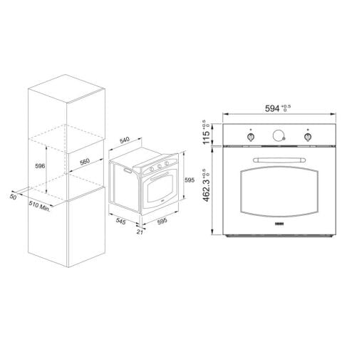 Franke Rustik Krem Ankastre Set (FCO 70 PW-FCH 755 4G-FCO 86 H PW-FMW 45 CL)