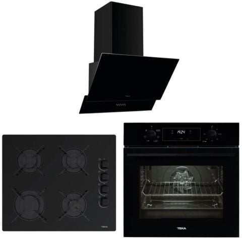 Teka Siyah Ankastre Set  ( HAK 625 BÖREK ŞEFİM BK - GBE 64002 BK- ATV 60.3 BK)