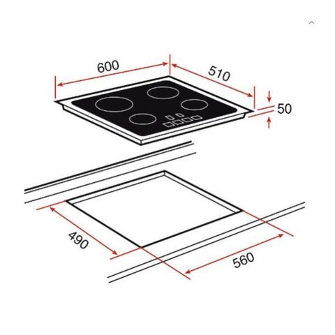 TEKA IRS 641 BEYAZ İNDÜKSİYONLU OCAK