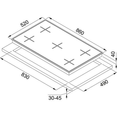 Franke FHNS 905 4g Tc Wh C Beyaz 90 Cm Ocak