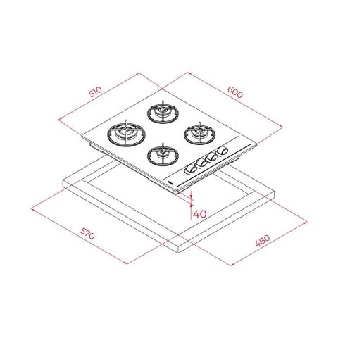 Teka Siyah Ankastre Set ( HAK 629 BK BUHAR DESTEKLİ - GBE 64002 BK - ATV 60 BK )