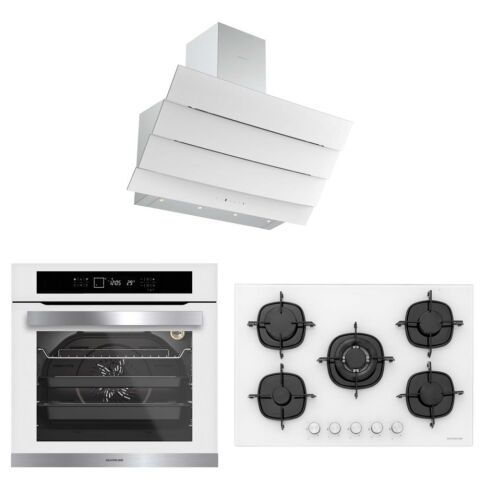 Silverline Beyaz Ankastre Set ( ETERNO 90 cm - BO6505W02 - CS5365W01 )