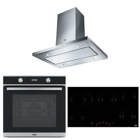 Franke İnox Ankastre Set ( FDFPL 905 I XS Ada Tipi Davlumbaz -FRSM 905 Ocak - FSM 86 H XS Fırın )