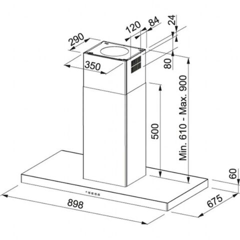 Franke İnox Ankastre Set ( FDFPL 905 I XS Ada Tipi Davlumbaz -FRSM 905 Ocak - FSM 86 H XS Fırın )