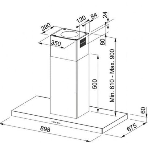 Franke İnox Ankastre Set (FDFPL 905 I XS Ada Tipi Davlumbaz -FRSM 704 Ocak -FMA 86 H XS Fırın)