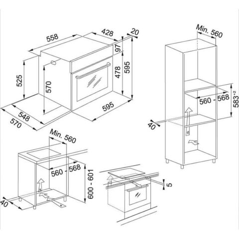 Franke İnox Ankastre Set (FDFPL 905 I XS Ada Tipi Davlumbaz -FRSM 704 Ocak -FMA 86 H XS Fırın)