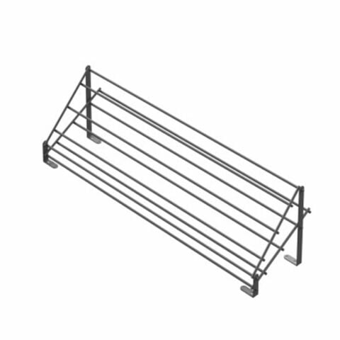 Starax 6142-A İki Raflı Kapağa Monte Ayakkabılık 70 cm Antrasit