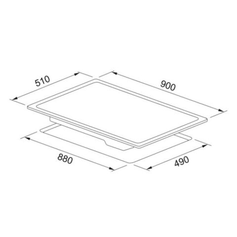 Franke İnox Ankastre Set ( FDFPL 905 I XS Ada Tipi Davlumbaz -FRSM 905 Ocak - FMA 86 H XS Fırın )