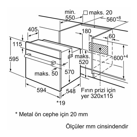 Siemens HB557JYS0T Siyah Ankastre Fırın