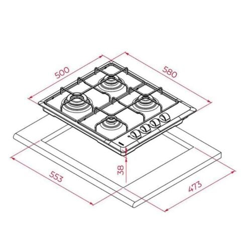 Teka Chef 2 Ankastre Set ( HEB 723 SS - HLX 640 SS - DF 60 )