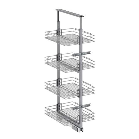 Starax S1124 Tel Hasır Sepetli 4 Sepet Kiler Grubu 55 cm