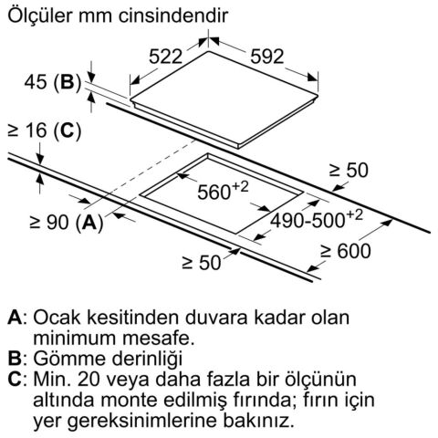 Siemens ET611HE17E Siyah Ankastre Vitroseramik Elektrikli Ocak