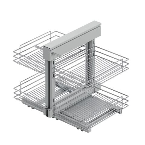 Starax 3007 Bağımsız Kör Köşe Mekanizması Frenli Krom 45cm